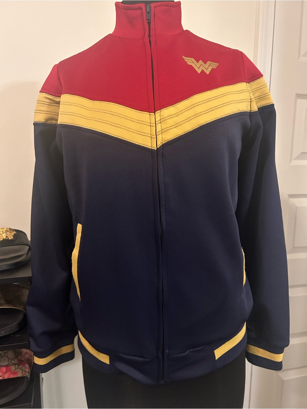 Wonder Woman Her Universe Navy and Red WW84 Jacket